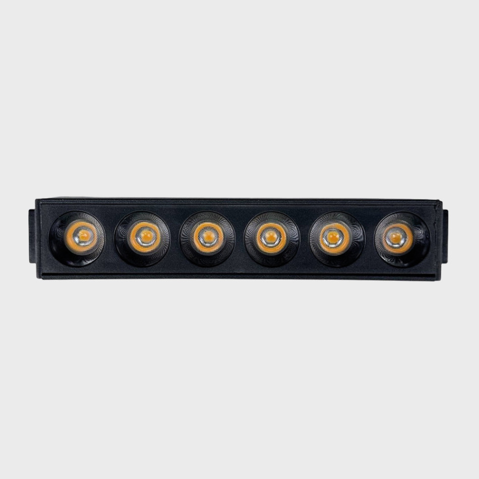 Трековий світильник RAYFOR  MT Vision  6 чорний 6W 510Lm 30-40-50К 48V WiFi