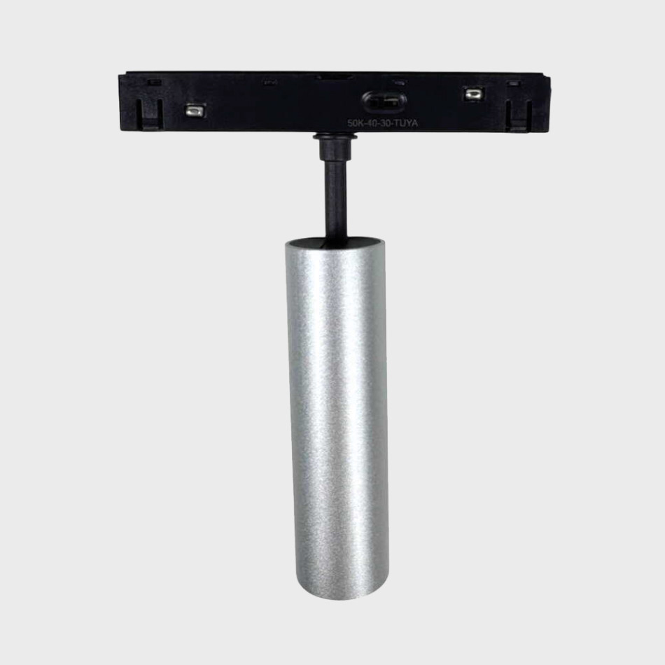 Трековий світильник RAYFOR MT   Nano Focus  7 срібний 7W 600Lm 30-40-50К 48V WiFi