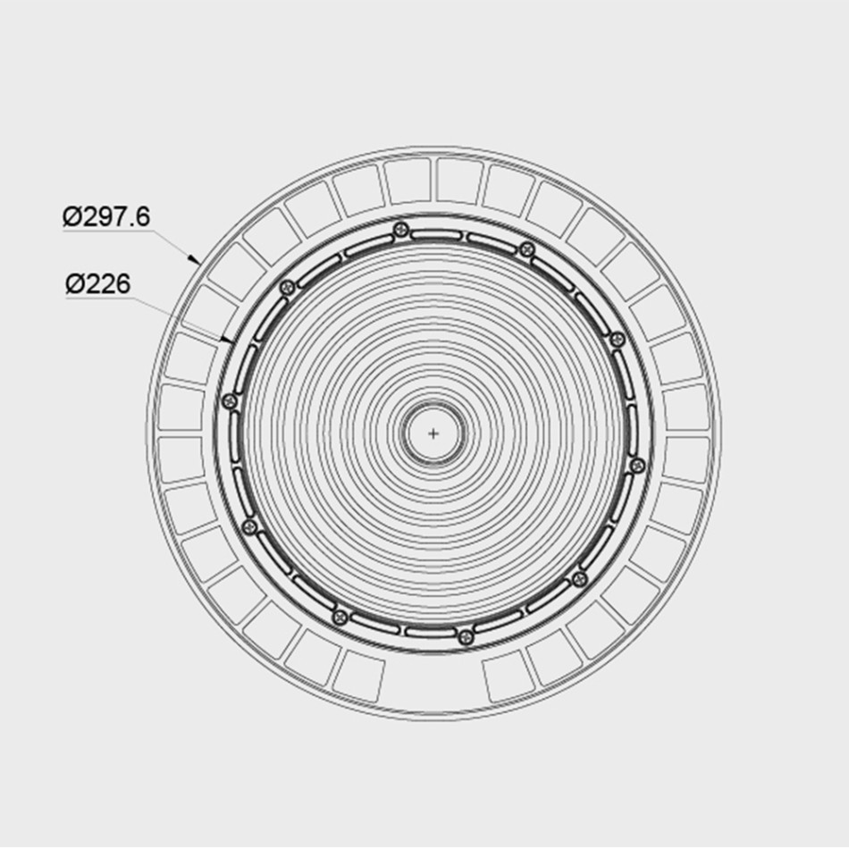Підвісний світильник RAYFOR HB-N 150W 24000Lm 3CCT IP65 Philips 5р