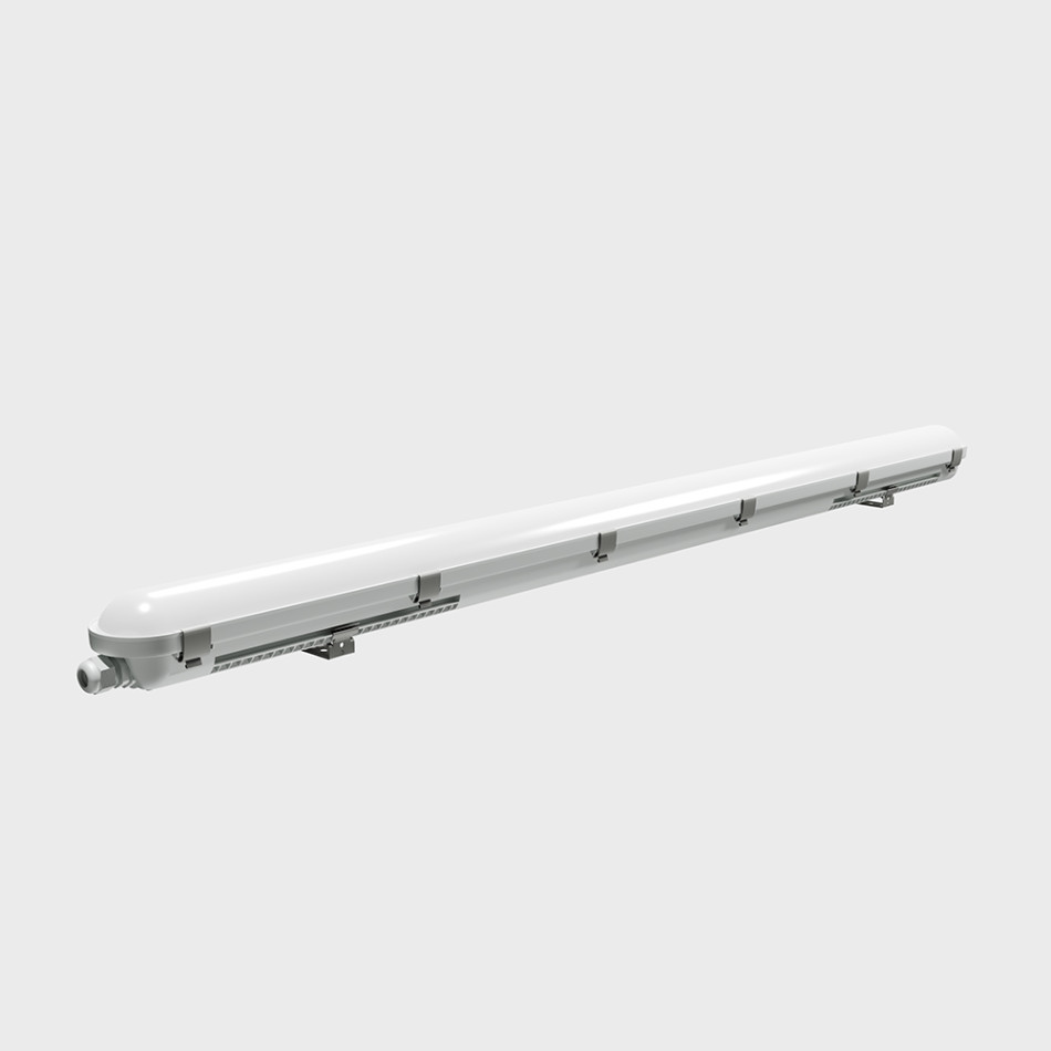 Вологозахищений лінійний світильник RAYFOR WL05 1500мм 60W 9600Lm 3CCT IP66 Philips 5р транзитний