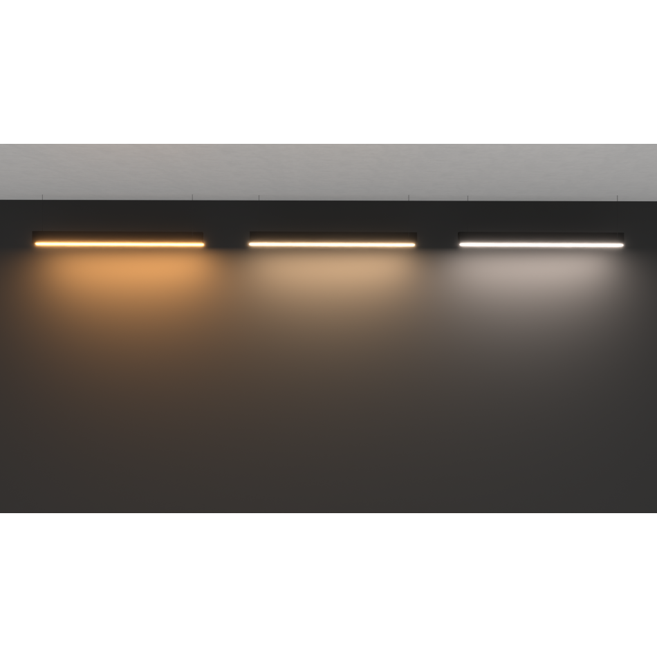 Магістральний лінійний світильник RAYFOR VECTOR чорний 45W 6300Lm 30-40-55K Philips 5